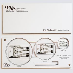 Kit Gabarito Acessibilidade