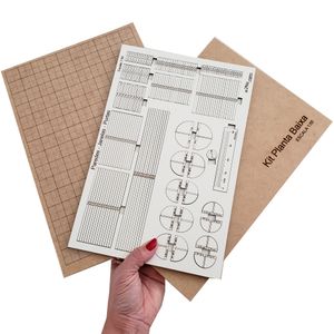 Kit Planta Baixa Branco Só Paredes 1:50