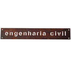 Placa Ferro Engenharia Civil