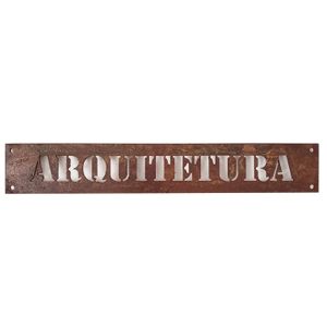 Placa Ferro Arquitetura