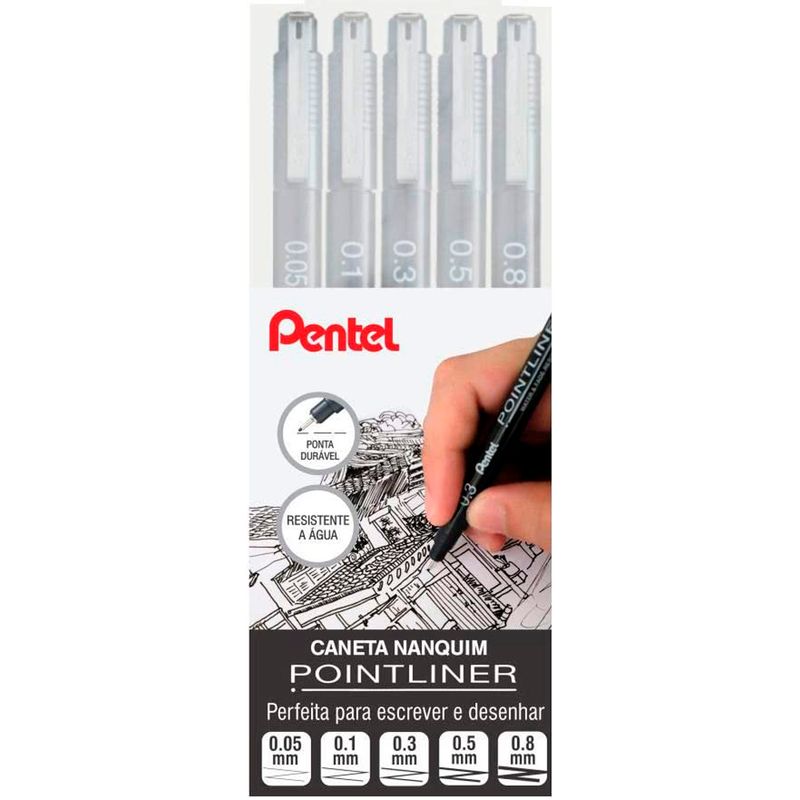 Pointliner-5pontas--Pentel