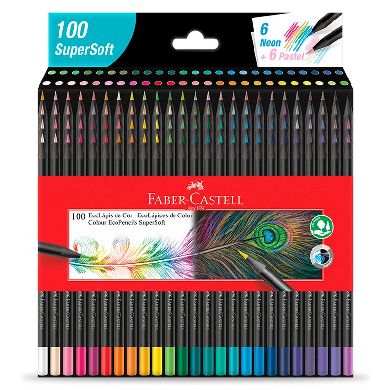-Ecolapis-de-Cor---SuperSoft-100-Cores---Faber-Castell