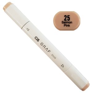 Marcador Artístico - 25 - Salmon Pink - Graf Duo - 2 Pontas
