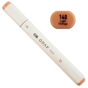 Marcador Artístico - 140 - Light Orange - Graf Duo - 2 Pontas