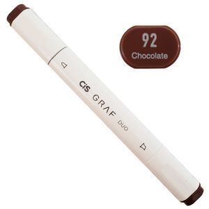 Marcador Artístico - 92 - Chocolate - Graf Duo - 2 Pontas