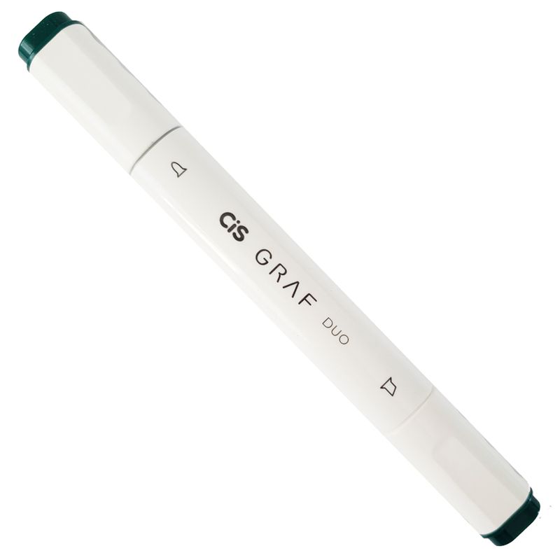 Marcador-Artistico---51---Dark-Green---Graf-Duo---2-Pontas