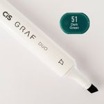 Marcador-Artistico---51---Dark-Green---Graf-Duo---2-Pontas