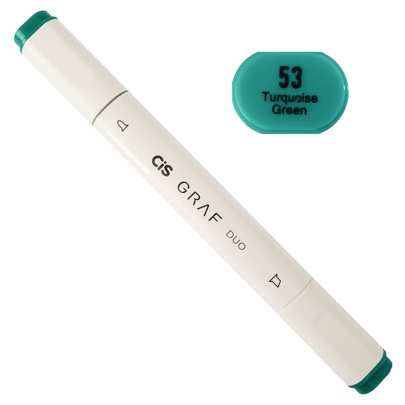 Marcador-Artistico---53---Turquoise-Green---Graf-Duo---2-Pontas