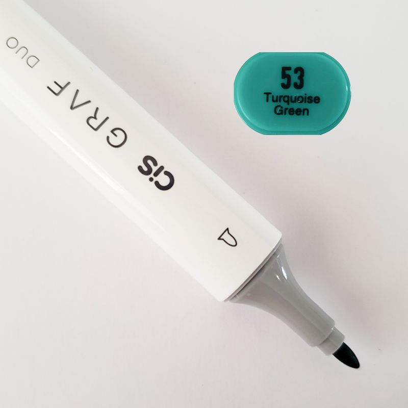 Marcador-Artistico---53---Turquoise-Green---Graf-Duo---2-Pontas