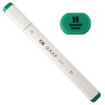 Marcador-Artistico---55---Emerald-Green---Graf-Duo---2-Pontas