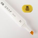 Marcador-Artistico---35---Lemon-Yellow---Graf-Duo---2-Pontas
