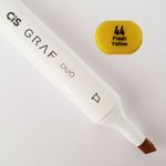 Marcador-Artistico---44---Fresh-Yellow---Graf-Duo---2-Pontas