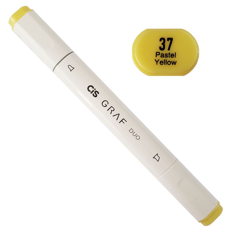 Marcador-Artistico---37---Pastel-Yellow---Graf-Duo---2-Pontas