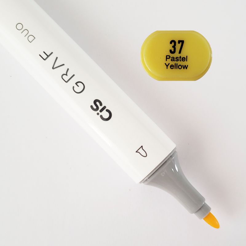 Marcador-Artistico---37---Pastel-Yellow---Graf-Duo---2-Pontas