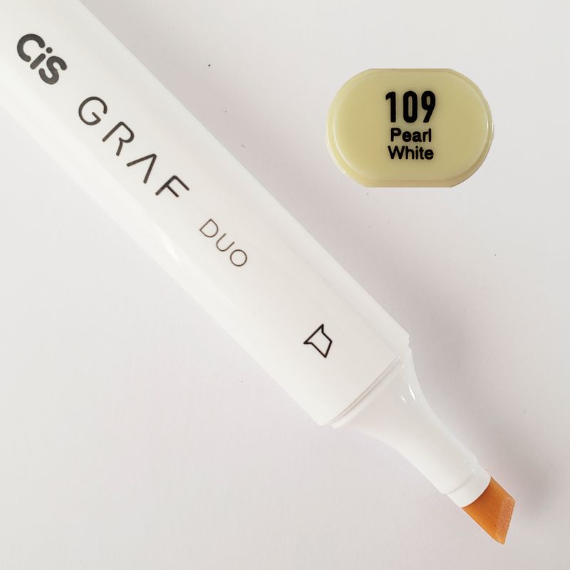 Marcador-Artistico---109---Pearl-White---Graf-Duo---2-Pontas