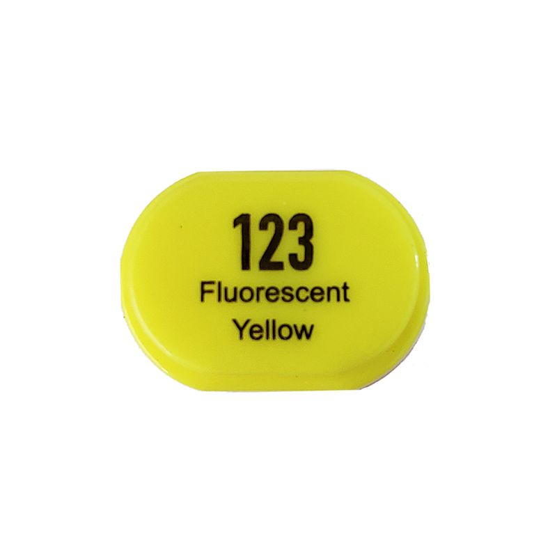 Marcador-Artistico---123---Fluorescent-Yellow---Graf-Duo---2-Pontas