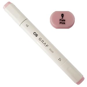 Marcador Artístico - 9 -Pale Pink - Graf Duo - 2 Pontas