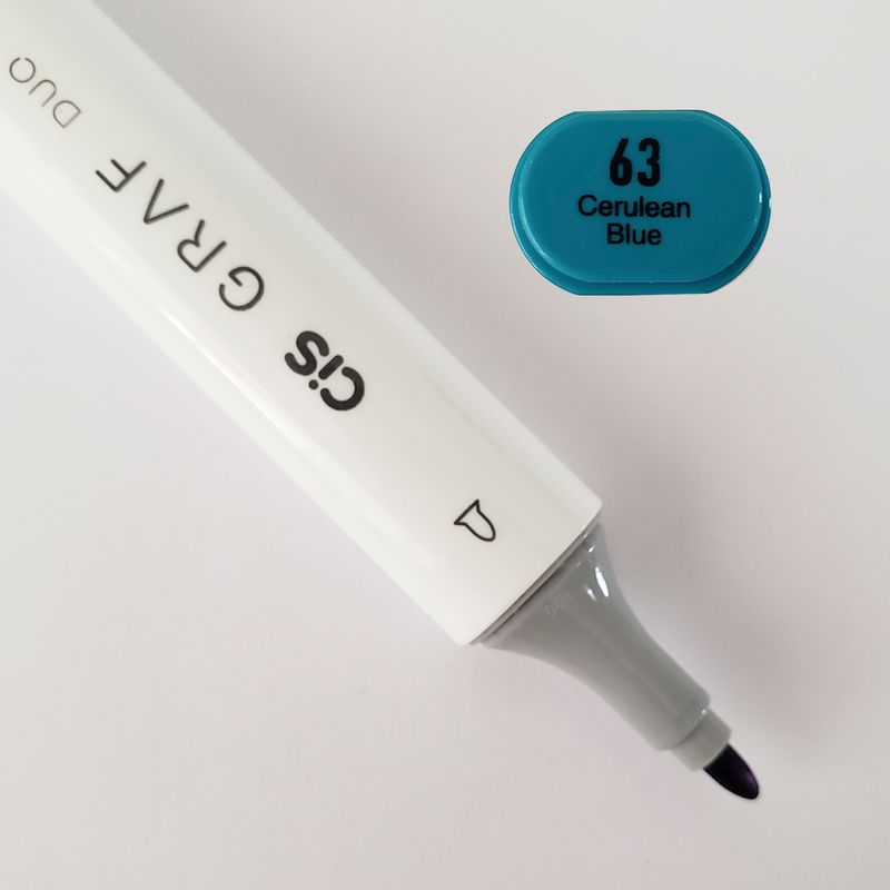 Marcador-Artistico---63---Cerulean-Blue---Graf-Duo---2-Pontas