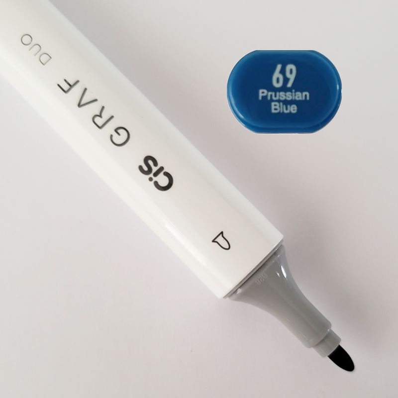 Marcador-Artistico---69---Prussian-Blue---Graf-Duo---2-Pontas