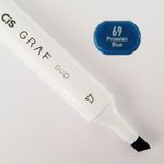 Marcador-Artistico---69---Prussian-Blue---Graf-Duo---2-Pontas
