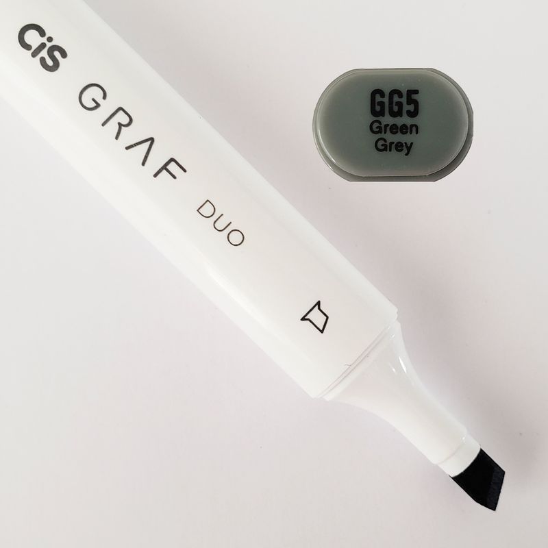 Marcador-Artistico---GG5---Green-Grey---Graf-Duo---2-Pontas