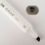 Marcador-Artistico---WG4---Warm-Grey---Graf-Duo---2-Pontas