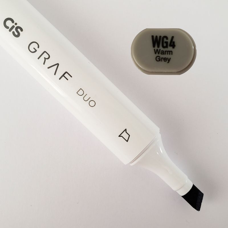 Marcador-Artistico---WG4---Warm-Grey---Graf-Duo---2-Pontas