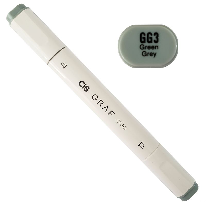 Marcador-Artistico---GG3---Green-Grey---Graf-Duo---2-Pontas