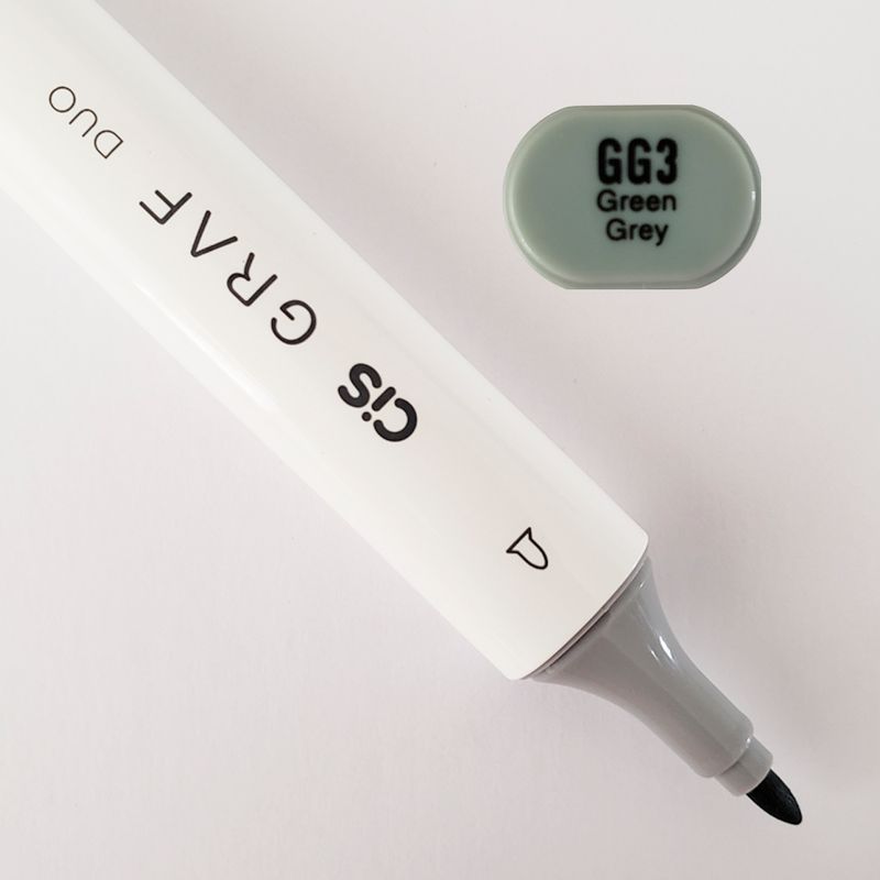 Marcador-Artistico---GG3---Green-Grey---Graf-Duo---2-Pontas