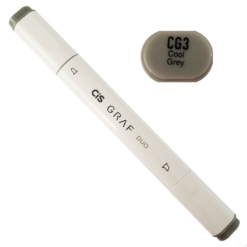 Marcador-Artistico---CG3---Cool-Grey---Graf-Duo---2-Pontas